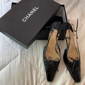 vintage Chanel slingbacks